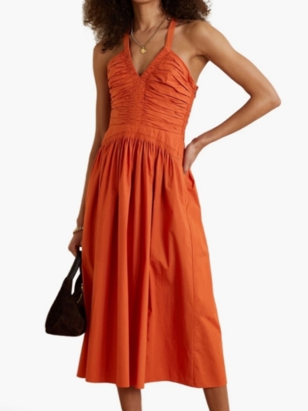 Ulla Johnson Laurelin Ruched Dress